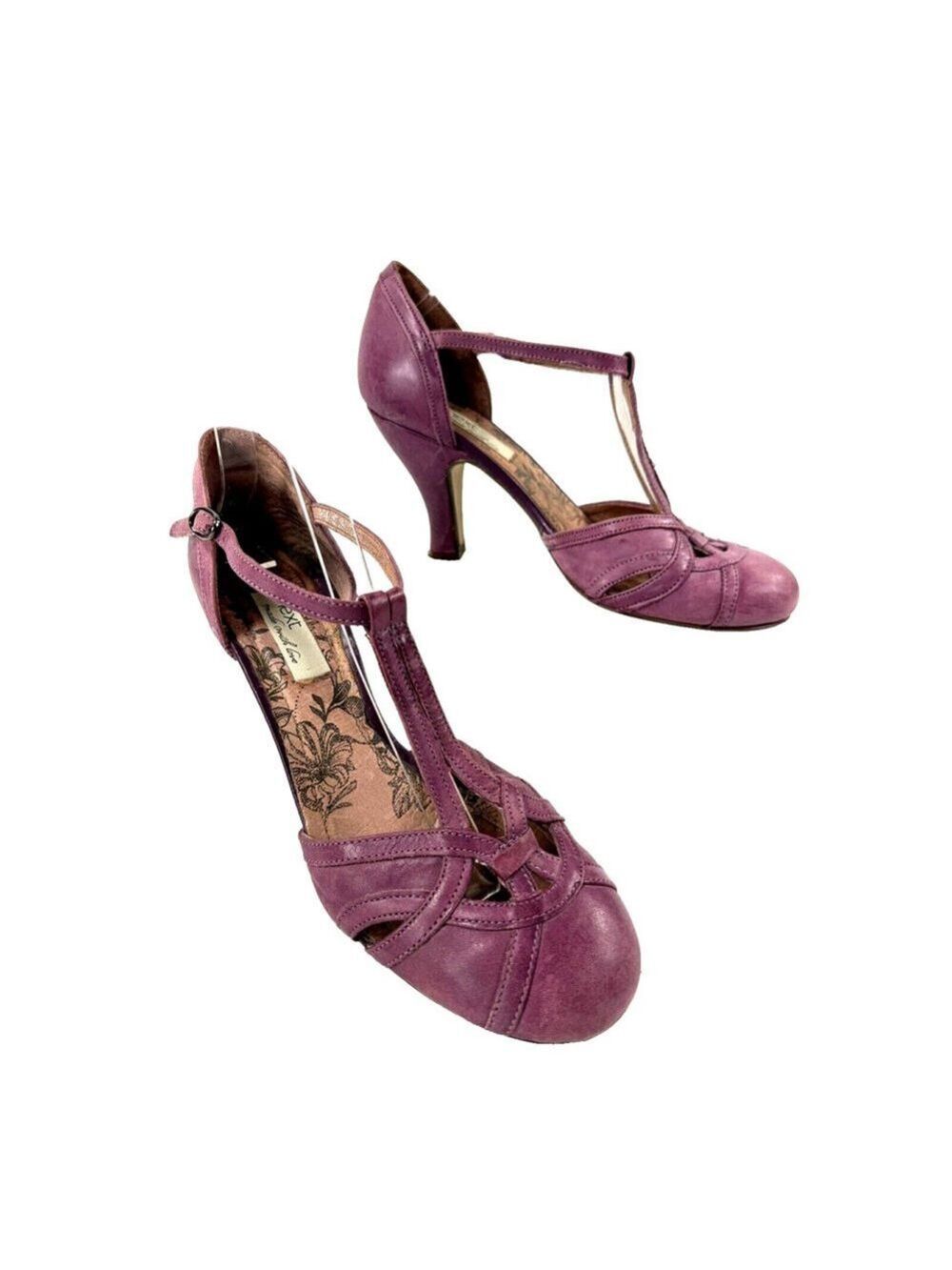 NEXT Purple Leather Pumps Shoes Size 9